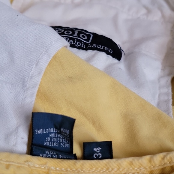 Polo by Ralph Lauren yellow shorts - Picture 2 of 3